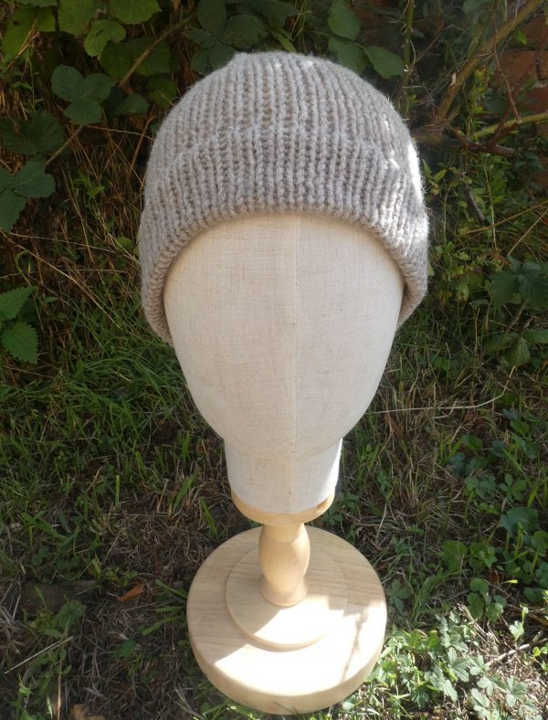 knitted shetland wool hat