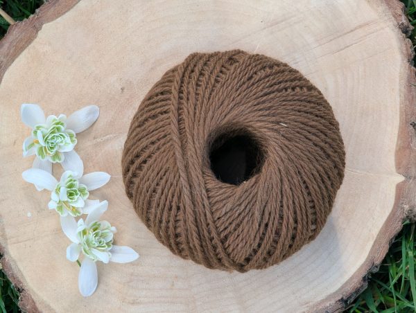 clay coloured alpaca yarn in 50g ball