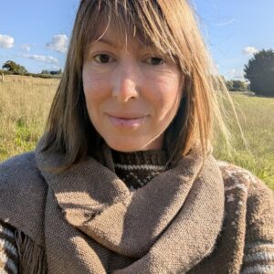 woven suri alpaca scarf in dormouse brown