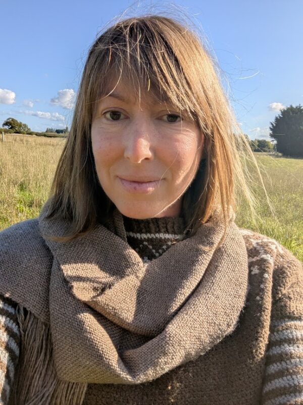 woven suri alpaca scarf in dormouse brown